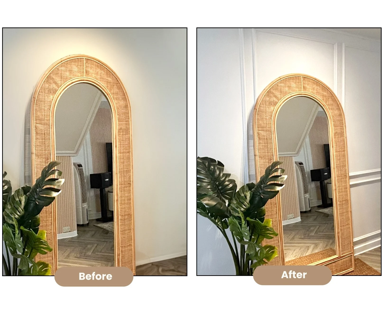 Interior Wainscoting Makeover